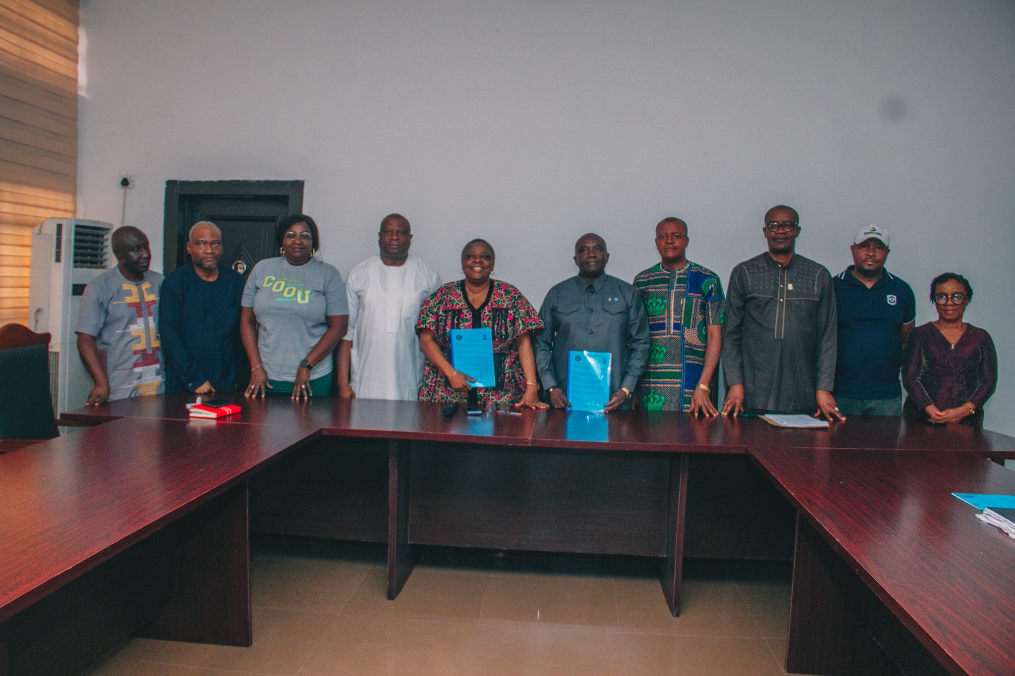 MOU SIGNING: COOU PARTNERS WITH ORBITAL CREATIONS TECHNOLOGY TO TRANSFORM RESEARCH INTO INNOVATION