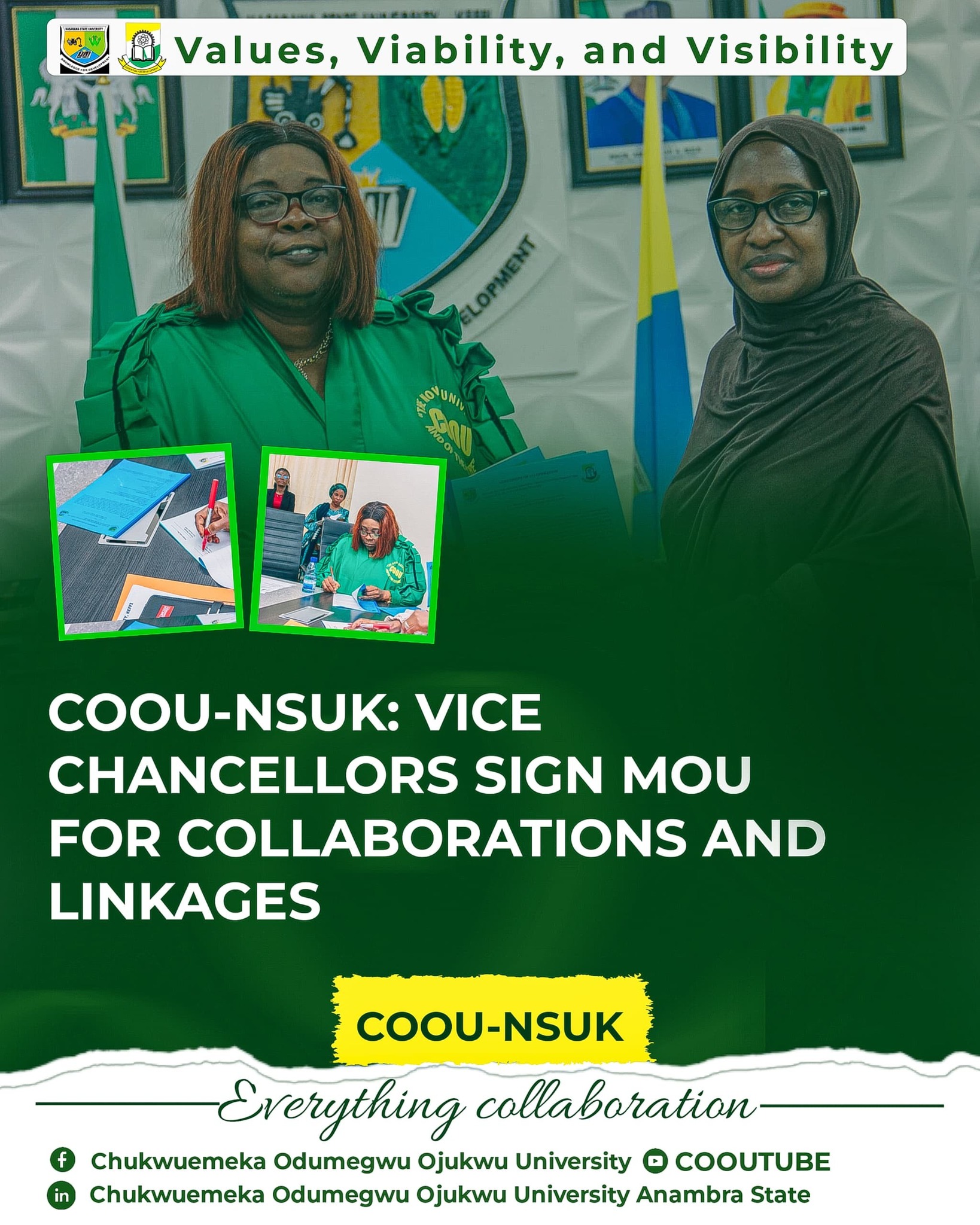 COOU-NSUK: What it Means to the University Community