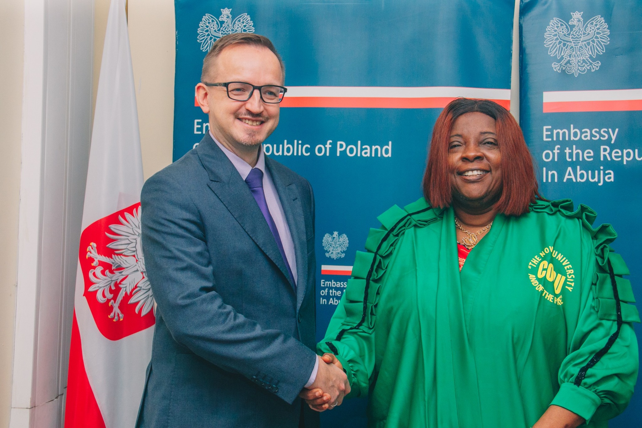COURTESY VISIT: POLISH EMBASSY AND COOU FORGE PARTNERSHIP FOR STAFF-STUDENT CULTURAL EXCHANGE PROGRAM